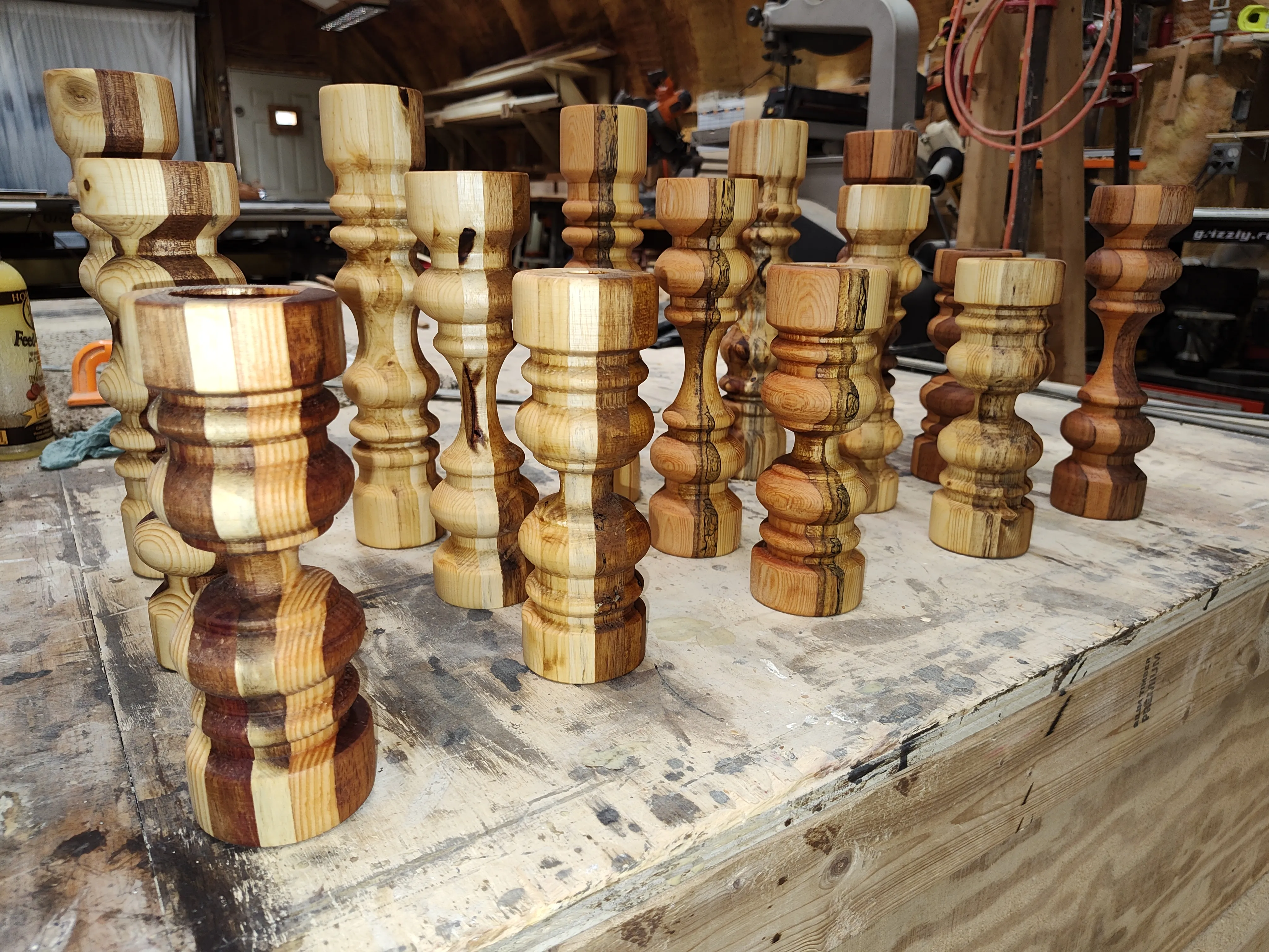 Woodworking in progress